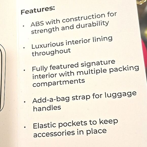 Steve Madden Freya Collection Hard Side Travel Cosmetic Case- Magenta - Picture 5 of 10